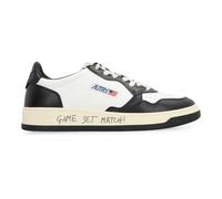 Autry - Baskets Basses en Cuir avec Inserts de Couleur - Homme - Chaussures - Blanc - Taille: 42 EU