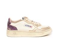 Autry - Baskets en Cuir Artisanales en Blanc/Violet/Rose - Femme - Chaussures - Multicolore - Taille: 36 EU