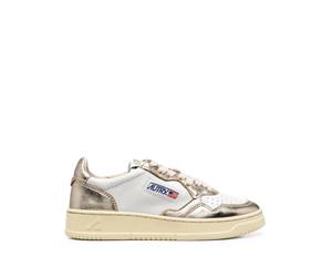 Autry - Baskets lacées avec patch logo - Femme - Chaussures - Jaune - Taille: 36 EU