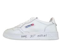 AUTRY Baskets pour homme en cuir Medalist Match AULM ML08 Blanc, Blanc, 40 EU