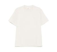 Autry - Beige Crew Neck Logo Patch T-shirt - Homme - Tops - Beige - Taille: M