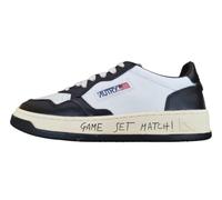 AUTRY Chaussures de sport pour homme en cuir Match AULM BH02 blanc/noir | Baskets