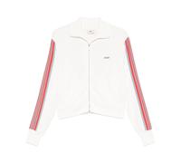 Autry, Femme, Sport, Blanc, Taille: 40 FR SweaT-shirt zippé avec détails rayés