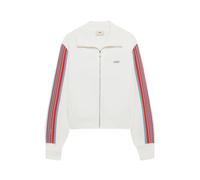 Autry, Femme, Sweatshirts et sweats à capuche, Blanc, Taille: 38 FR Veste Entièrement Zippée en Viscose Tricotée