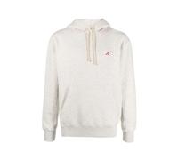 Autry, Homme, Sweatshirts et sweats à capuche, Beige, Taille: XL Sweat à capuche en coton avec poche avant