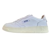AUTRY Medalist BJ04 Baskets unisexes en cuir Alum Blanc et neige