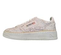 AUTRY Medalist Crystal Bloom Chaussures pour femme en daim et strass AULW NA01 Ice