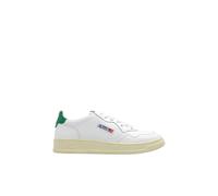 AUTRY Chaussures Sneakers unisexe en cuir blanc AULM LL15, Blanc et vert., 45 EU