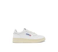 AUTRY Chaussures Sneakers unisexe en cuir blanc AULM LL15, Blanc et vert., 41 EU