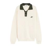 Autry - Polo Sportif à Manches Longues - Homme - Tops - Beige - Taille: XL