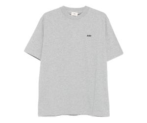 Autry - Principal Unisexe Coton T-shirt - Homme - Tops - Gris - Taille: XL
