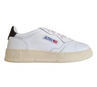AUTRY Sneakers Unisex En Cuir Blanc Et Noir LL22 Medalist