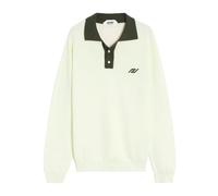 Autry - Sporty Long Sleeve Polo - Homme - Pulls - Vert - Taille: M