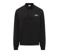 Autry - SweaT-shirt Polo Coupe Ample - Homme - Sweatshirts et sweats à capuche - Noir - Taille: L