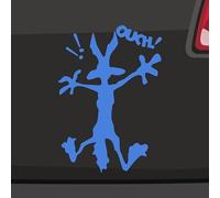 Autsch Koyote Autocollants 6 tailles 21 couleurs - Ouch Cartoon Comic Drôle Bip-Bip