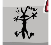 Autsch Koyote Autocollants 6 tailles 21 couleurs - Ouch Cartoon Comic Drôle Bip-Bip