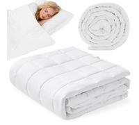 Autsel Couverture Lestée Adulte 135x200cm 7kg - Couette Lestée Relaxante & Calmante Weighted Blanket - Couverture Pondérée Perles de Verre Hypoallergéniques
