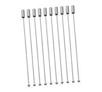 AUTSUPPL 10 Pièces Épingles Broche Acier Inoxydable avec Arrêt pour Bijoux Faits Main Pins Corsage Châle et Chapeau Accessoires Créatifs Robe et Décoration Floral