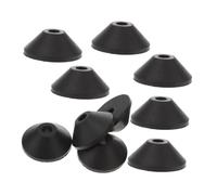 AUTSUPPL 10 pièces Lot de Joints Coniques Caoutchouc pour Réservoir Wc Rondelles Étanchéité pour Vis de Chasse Eau Réparation Joints Étanchéité pour Boulons de Cuvette