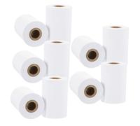 AUTSUPPL 10 Rouleaux Papier Thermique Lot de Bobines pour Caisse Enregistreuse Imprimante Thermique Papier Lisse pour Tickets de Caisse Compatible Bureau et Boutique