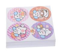 AUTSUPPL 100 feuilles Stickers Emballage Mignons pour Pâtisserie Étiquettes Rondes Décoratives Autocollants Cadeaux Faciles à Utiliser pour Scrapbooking et DIY