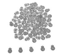 AUTSUPPL 100 Pièces Vintage Five Element Charms Set Chinese Wood Fire Mineral Water Pendants For Necklace Earrings Bracelets Mixed Style Jewelry Making Accessories