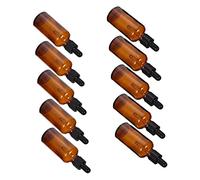 AUTSUPPL 10pièces Bouteilles Verre Compte-gouttes De Flacons Pour Huiles Essentielles Cosmétiques Et Parfums Pour Stockage Distribution