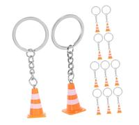 AUTSUPPL 12 Pièces Porte-clés Cône de Signalisation Mini en Abs et