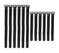 AUTSUPPL 12 Sangles de Vélo en Nylon Noir Réglables et Robustes, Sangles de Serrage Multifonctionnelles pour Porte-vélos, Accessoires Pratiques pour Transport Sécurisé