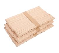 AUTSUPPL 150 pièces Support de Mèche Bougie Bois Dispositif de Centrage Multi-mèches Réutilisable pour Alignement Précis Outil de Bricolage pour Fabrication de Bougies Lot