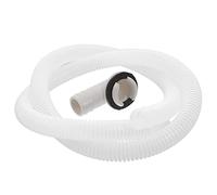 AUTSUPPL 1m Tuyau De Vidange Pour Climatiseur Avec Connecteur De Tube Transparent Pour Unités De Fenêtre Et Systèmes Split Compatible Et Étanche Avec Anneaux Pour Évacuation