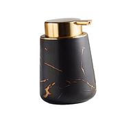 AUTSUPPL 1pièce Bouteille Céramique Avec Pompe à Pression Flacon Distributeur Noir Pour Lotion Liquide Ou Maquillage Bouteille Vide Pratique Pour Voyage Et Usage Quotidien Design Marbré