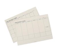 AUTSUPPL 2 pièces Bloc-notes de Planification Hebdomadaire et Mensuelle Carnet Papier Pages Planificateur de Bureau pour Organisation Quotidienne et des Tâches