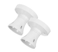 AUTSUPPL 2 pièces Douille Bakélite pour Ampoule LED Haute Puissance Résistante Chaleur avec Support Cuivre Lot pour Éclairage Industriel et Commercial Isolation Renforcée pour Usage