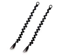 AUTSUPPL 2 pièces Extensions de Queue de Cheval Tressée Longue Naturelle Perruque Femme Élégante pour Mariage et Fête Ajout de Volume sans Abîmer Facile à Fixer