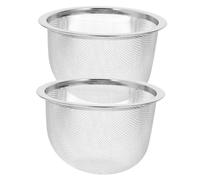 AUTSUPPL 2 pièces Passoire à Thé Acier Inoxydable Filtre Métallique pour Infuseur et Théière Filtre à Maille Fine Anti-sédiments Compatible avec Tous Types de Thés