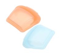 AUTSUPPL 2 Pièces Pochons Pilules Silicone Réutilisables Transparentes Étanches et Refermables Petits Sacs Portables pour Voyage et Usage Quotidien