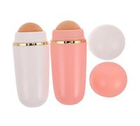 AUTSUPPL 2 Pièces Roller Matifiant Visage Pierre Volcanique Absorbeur Huile Facial pour Contrôle et des Pores Outil de Soin Pratique pour Peau Fraîche et Mate