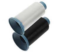 AUTSUPPL 2 rouleaux Fil à Coudre Nylon Haute Résistance Fil Invisible Transparent Noir et Blanc Machine et Main pour Réparations et Créations