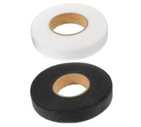 AUTSUPPL 2 rouleaux Ruban Thermocollant Double Face pour Couture Adhésif Tissu Résistant Lavage Vêtements Ourlet Facile à Appliquer