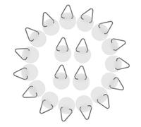 AUTSUPPL 20 pièces Crochet Adhésif Mural Rond Support Invisible pour Assiettes Fixation sans Perçage Multi-usages Cuisine Salle de Bain Chambre Petit et Robuste Rangement Suspendu Pratique