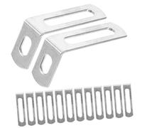 AUTSUPPL 20 pièces Équerres Dangle Renforcées Support Étagère Fixation Meuble pour Renfort Coin