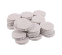 AUTSUPPL 24 pièces Patins Feutre Autocollants Ronds pour Chaise et Meubles Protège Sols Durs et Parquet Coussinets Épais Anti-rayures et Bruit Couleur Claire
