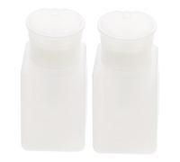 AUTSUPPL 2pièces Bouteilles De Stockage Anti-statiques Flacons à Liquide Pour Produits Chimiques Nettoyage Et Cosmétiques Design Compact Et Portable Avec Couvercle