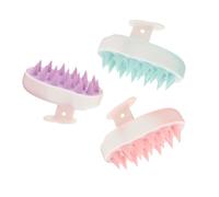 AUTSUPPL 3 pièces Brosse Shampooing Exfoliante Massage Doux Du Chevelu Brosse Tête Spa pour Usage Humide et Sec Nettoyage et Stimulation Capillaire Adaptée Hommes et Femmes