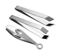 AUTSUPPL 3 Pièces Lot de Pinces Acier Inoxydable pour Plumer Volaille et Retirer Arêtes de Poisson Pinces Précises Robustes pour Cuisine et Préparation Alimentaire