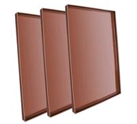 AUTSUPPL 3 pièces Tapis de Cuisson Silicone Réutilisables Lot pour Déshydrateur Fruits Légumes Antiadhésifs Compatibles Four Pratique et Facile à Nettoyer