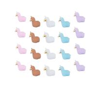 AUTSUPPL 30 pièces Breloques en résine 3D à motif de lama pour fabrication de bijoux DIY accessoires créatifs pour colliers bracelets boucles d’oreilles mélange de couleurs 30 pcs