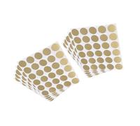 AUTSUPPL 300 Autocollants Ronds Autocollants à Gratter Dorés 25 Mm, Étiquettes Autocollantes pour Bricolage, Tombola et Programme de Récompense, Lot de 30 Pcs X 10 Feuilles, Usage Scolaire