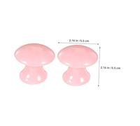 AUTSUPPL 4 Pièces Facial Massager Tool Mushroom Shape Resin Gua Sha Scraping Set For Eye Face Neck Sculpting Skincare
